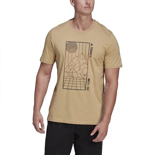 adidas Performance-Terrex Mountain Fun Graphic - T-shirt de randonnée-2