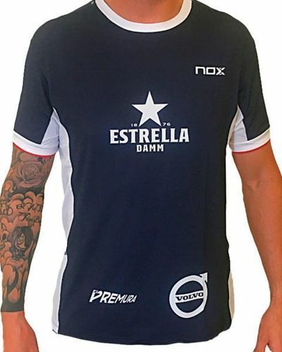 Nox-Nox Miguel Lamperti Meta 10Th T-shirt da padel-0