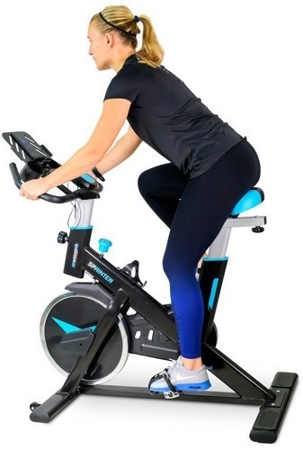 SPARRAW-Vélo Spinning SPRINTER - Exercice bike avec roue d'inertie 13Kg - Cardio et Fitness training-image-1