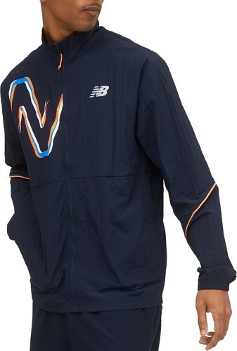 NEW BALANCE-Graphic Impact Run Packable - Veste de running-0