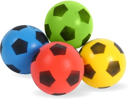 SPORTI FRANCE-4 Ballons Coloris Assortis 17.5 Cm - Ballon de football-0