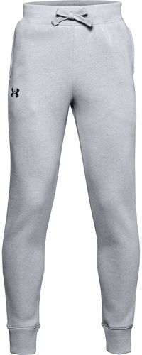 UNDER ARMOUR-Under Armour Pantalon Rival Cotton Garçon, Black,Onyx White (001), FR : L (Taille Fabricant : YLG)-0
