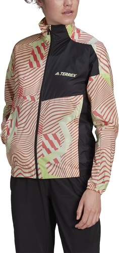 adidas Performance-Veste coupe-vent de trail running imprimée Terrex-1