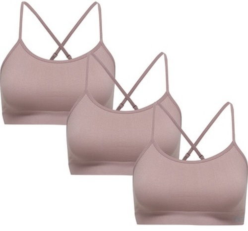 HUMMEL-Pack De 3 Brassières Hummel Hmljuno Seamless - Brassière de fitness-3