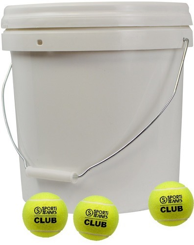 SPORTI FRANCE-Seau De 36 Balles Tennis Club - Balles de tennis-0