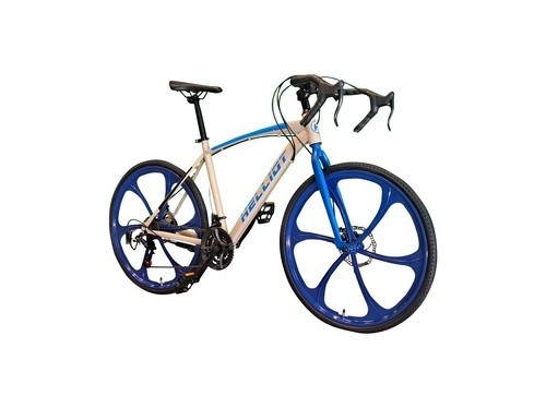 Helliot Bikes-Vélo de Route Helliot Bikes Berlin Beige- pour cycliste de 165cm à 185cm-1