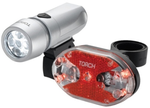 Torch-Torch Light Set-High Beamer 5X+Tail Bright 5X - Eclairage de vélo de ville-0