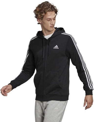 adidas Sportswear-Veste à capuche Essentials French Terry 3-Stripes Full-Zip-4