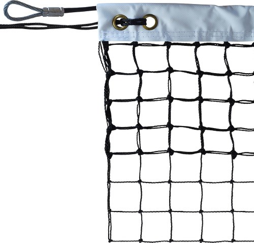SPORTI FRANCE-Filet Tennis Pe Câblé 2Mm Maille 45 Doublé Sur 6 Rangs - Filet de tennis-1
