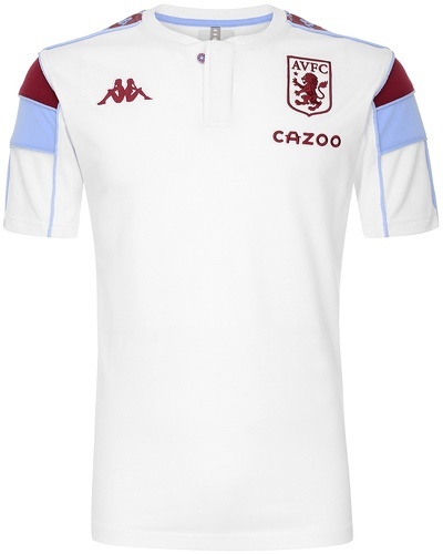 KAPPA-Aston Villa Polos foot Blanc Homme Kappa 2021/2022-image-1