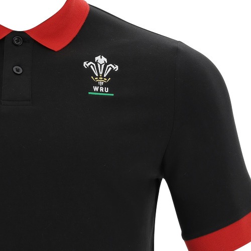 MACRON-Piqué Pays De Galles Rugby 2020/21 - T-shirt de rugby-2