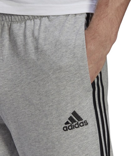 adidas Sportswear-Pantalon Essentials Single Jersey Tapered Open Hem 3-Stripes-3