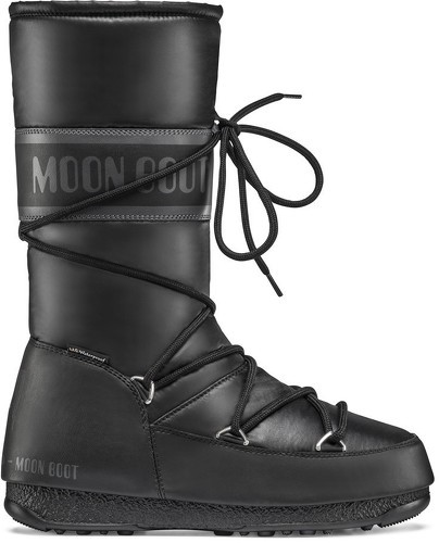 MOON BOOT-Après-ski Moon Boot HIGH NYLON WP BLACK Originals®-image-1