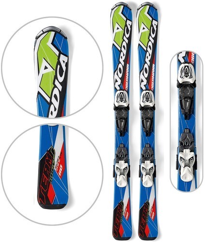 NORDICA-Ski TEAM JR RACE + M 4.5 FASTRAK-image-1