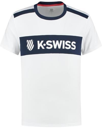 K-SWISS-K-Swiss Heritage Sport Logo Tee Maglietta da Tennis Uomo-image-1