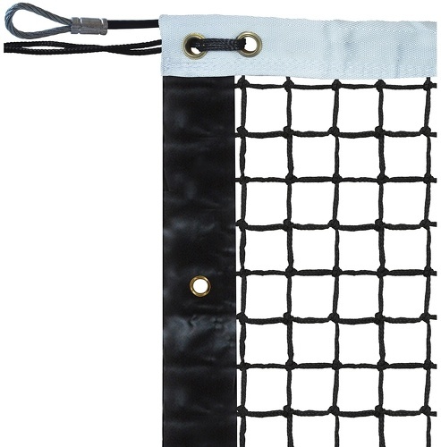SPORTI FRANCE-Filet Tennis Pe Tressé 3Mm Simple Maille 45 - Filet de tennis-1