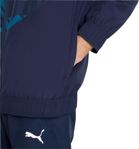 PUMA-Veste Pré-Match OM Bleu-4