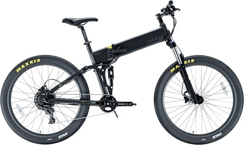 LEGEND EBIKES-Smart Ebike Legend Etna Noir - VTT électrique pliable autonomie 100km-0