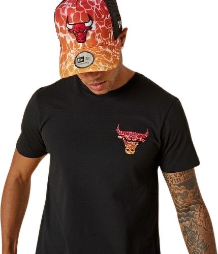 NEW ERA-Nba Chicago Bulls New Era Water Print - T-shirt de basketball-3