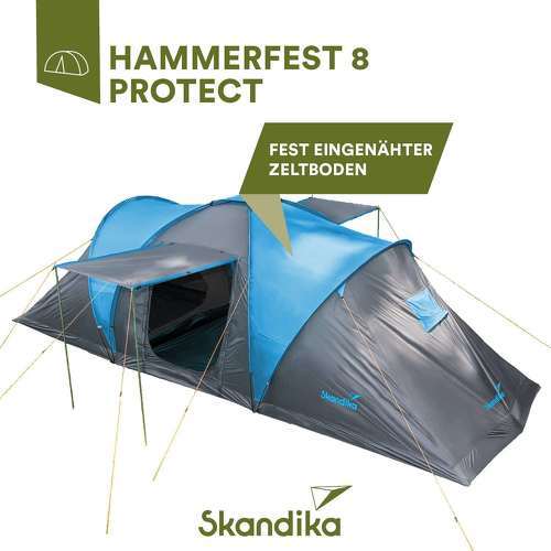 Skandika-Skandika Tente Familiale Hammerfest 8 Protect - Tente de randonnée/camping-1