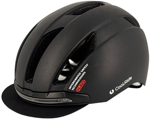Coolride-Casque Urbain Avec Clignotant Intégré T 52/58 Cm Coolride-0