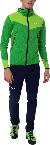 SALEWA-Felpa Con Cappuccio Agner Hybrid Pl/Dstfz Hoody-2