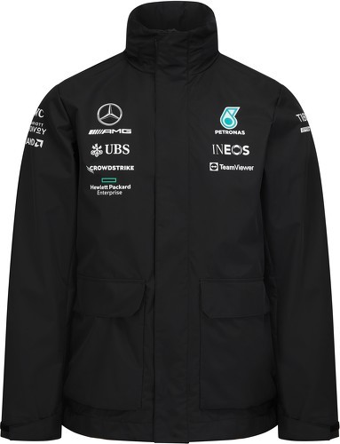 MERCEDES AMG PETRONAS MOTORSPORT-Veste Imperméable Mercedes AMG Petronas Motorsport Team Officiel F1-0