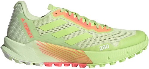 adidas Performance-ADIDAS TERREX Agravic Flow 2 Trail Running Shoes Women almost lime/pulse lime/turbo H03191-image-1