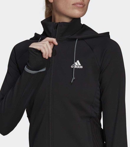 adidas Performance-Veste à capuche Women Designed To Move AEROREADY Full-Zip-4