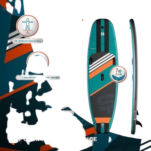 SIMPLE PADDLE-Slade 8'8 30'' 5'' (264 X 76 X 13 Cm) Avec Pagaie, Leash, Pompe Et Transport - Planche de stand up-paddle-2