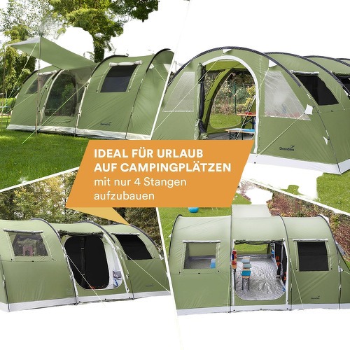 Skandika-Skandika Tente Familiale Gotland 5 Personnes - Tente de randonnée/camping-2