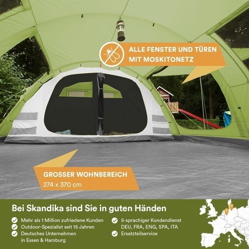 Skandika-Skandika Tente Familiale Gotland 5 Personnes - Tente de randonnée/camping-3