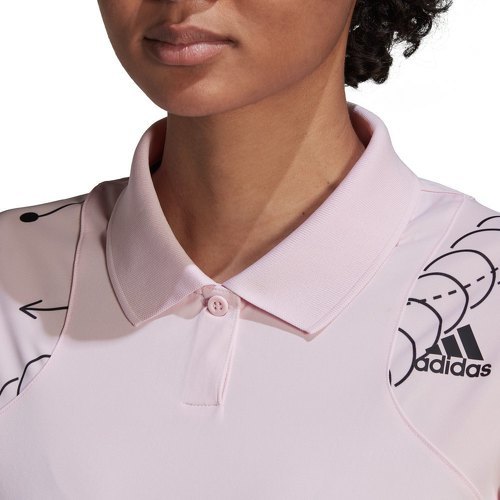 adidas Performance-Polo de tennis graphique Club-4