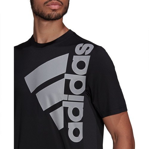 adidas Performance-T-shirt de training Big Badge of Sport-4