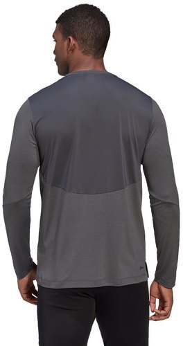 adidas Performance-T-shirt à manches longues zip 1/4 Training-1