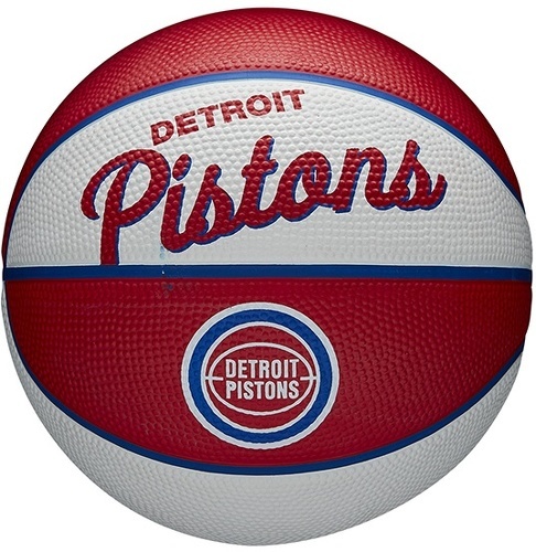 WILSON-Mini Ballon de Basketball NBA Detroit Pistons Wilson Team Retro Exterieur-image-1