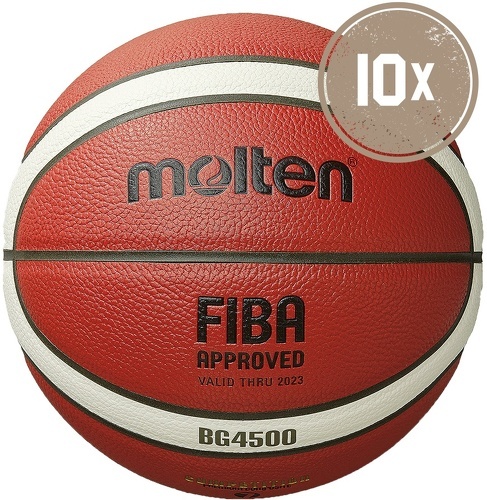 MOLTEN-Molten B7G4500-Dbb Ball Größe 7 - Lot De 10 - Ballons de basketball-image-1