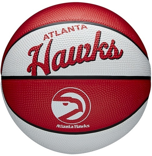 WILSON-Mini Ballon de Basketball NBA Atlanta Hawks Wilson Team Retro Exterieur-image-1