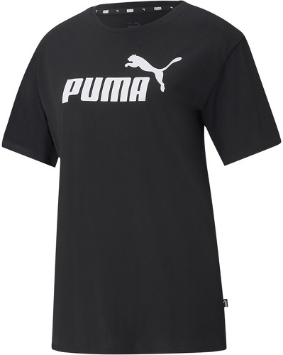 PUMA-ESS Logo Boyfriend Tee-0