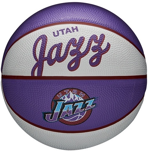 WILSON-Mini Ballon de Basketball NBA Utah Jazz Wilson Team Retro Exterieur-image-1