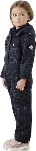 POIVRE BLANC-Combinaison Poivre Blanc Embo Overall 2330 Embo Oxford Blue Fille-2