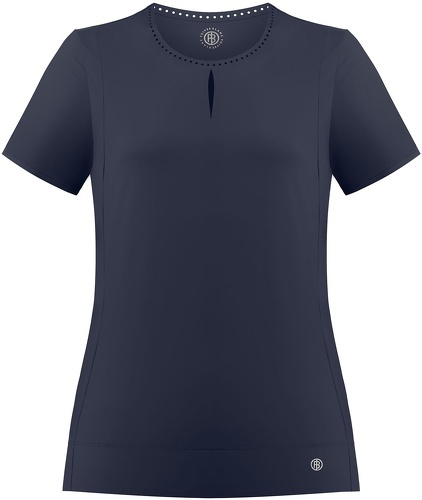 POIVRE BLANC-T-shirt Poivre Blanc Performance Stretch 2700 Oxford Blue 3 Femme-image-1
