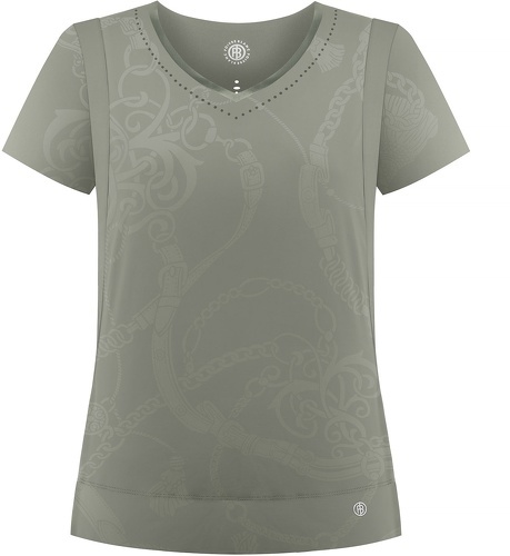POIVRE BLANC-T-shirt Poivre Blanc Performance Stretch Embo 2702 Embo Sage Green Femme-image-1