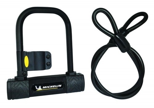 MICHELIN-Michelin - Antivol U 147 + cable 1m-image-1