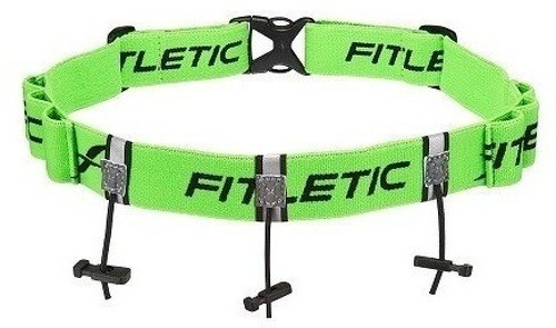 FITLETIC-FITLETIC CEINTURE PORTE DOSSARDS ET PORTE GELS  VERTE FLUO-0