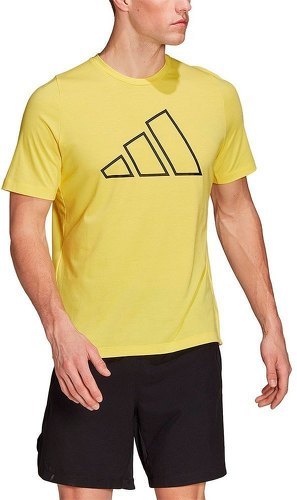 adidas Performance-T-shirt de sport Adidas TI 3BAR TEE Homme-image-1