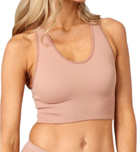 PureLime-Seamless Rib Bra Top - Brassière de running-0