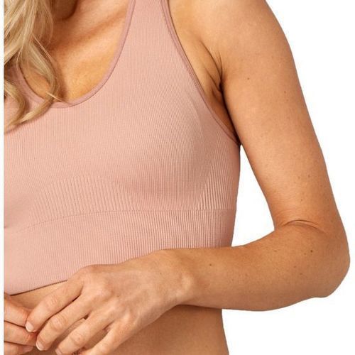 PureLime-Seamless Rib Bra Top - Brassière de running-2