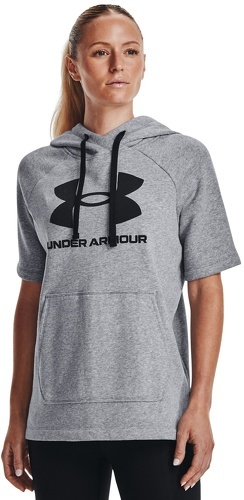 UNDER ARMOUR-Rival Fleece SS Hoodie-GRY-image-1