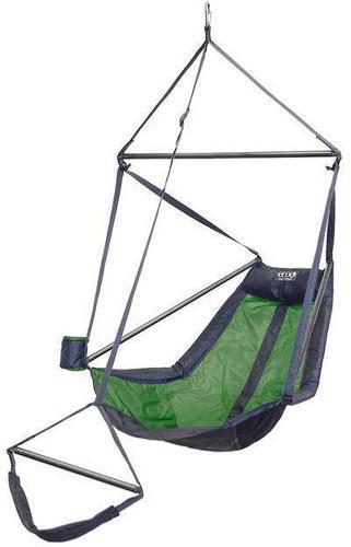 Eno-LOUNGER Chaise suspendue facile à installer - Verte / Grise-1